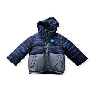 Carter's boy's hooded puffer coat size 24 months NWT